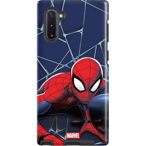 Marvel Spiderman Crawling Spiderman Galaxy Cases